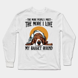 Basset Hound Long Sleeve T-Shirt